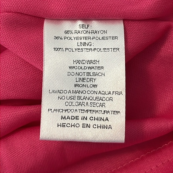 &Merci Pink Tiered Dress with Ruffle Accents - Picture 12 of 13